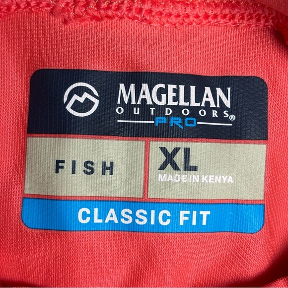 Magellan Pro Angler Long Sleeve Classic Fit Gaiter Hoodie-Pink-Women Size XL - Picture 8 of 8